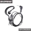 BAOFENG 100% ORIGINAL BF-T1 HEADSET MICROPHONE Tvåvägs Radio Earphone Walkie Talkie hörlurar BF-9100 PTT WOKI TOKI MIC EARPIECE