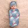 Dekens sneeuwpop dragen een kerstmuts baby swaddle deken voor geboren ontvangen