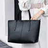 Borsa tote semplice Borsa da donna alla moda Borsa per la spesa all'aperto in PU