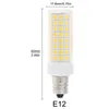 Regulable E12 G9 10W bombilla Led para lámpara E14 3W 5W 9W lámparas de maíz Mini 102 LEDs 2835 SMD luces de silicona 110V 220V iluminación de araña