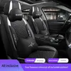 Bilstol täcker all inclusive Universal Car Leather Seat Cover för Peugeot 307 206 308 308S 407 207 406 408 301 508 5008 Tillbehörsskydd Q231120