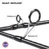 Boat Fishing Rods MADMOUSE slow jigging rod Japan fuji parts 1 9M 12kgs lure weight 60 150g pe0 8 2 5 boat spinning casting Ocean Rod 231120