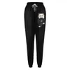 Pantalons pour femmes Pantalons de survêtement à imprimé animal pour femmes Poches Taille haute Sporty Gym Athletic Fit Jogger Lounge Pants