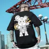 Herr t-shirts nya 8x sommarmode kort ärm för män t-shirt lös löpande tecknad anime karaktär trycker för unisex t-shirt par toppar