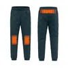 Pantalons pour hommes Hommes Sports de plein air Loisirs Polaire Chauffage Chaud Trois fibres Casual Thermique Hommes Plus Taille Pantalon