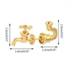 Stud Stud Earrings Water Tap Punk Style Faucet Weird For Women Men Piercing Ear Jewelry Novelty Drop Delivery Jewelry Earrings Otmry