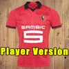 Volledige set Stade Rennais 23/24 voetbalshirts Rennes maillot 2023 2024 SULEMANA BOURIGEAUD TERRIER Guirassy AGUERD TRAORE voetbal T-shirt mannen kinderen fans speler 12H SCHIP