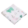 Couvertures 3pcs Set Bamboo Coton Mousseline Bébé Swaddles Borns Multifonctionnel Infantile Gauze Serviette de bain Tenir Wraps