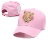 Projektanci marki męskie France Paris Tiger Head Hats Bee Snake Ken Hafted Bone Men Men Women Sun Hat Gorras Sports Cap A7