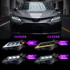 Fari auto Lampadina Intelligente Per Toyota Camry 20 18-2023 LED DRL Anteriore Dinamico Indicatori di direzione Fari Auto Assemblaggio