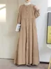 Ethnic Clothing Summer Muslim Abaya Dress Abayas Women Ramadan Hijab Dubai Turkey Islam Morocco Kaftan Robe Longue Musulmane Vestidos Largos
