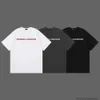 T-Shirts T-Shirts Luxus Herren Designer Mode Kleidung Korrekt We11Done Bunt Full Back Bullet Screen Sommer Rundhals Kurzarm Korean Lose Paar T-Shirt Männer W