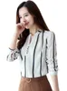 Herren Bademode Mode Blumendruck Bluse Frauen Tops Frühling Herbst Weibliche LongSleeve Chiffon Rüschen Blusen Büro Dame Hemden 230420