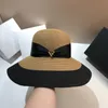 Retro Hepburn Beach Hat Love Big Eave Strohhut Sommer farblich passender Sonnenhut für Frauen