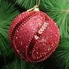 Dekoracje świąteczne 1PCS 8 cm Xmas Tree Ball Decor Home Ornament 2023 Party Navidad 2024