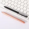 Factory Wholesale Metal Pen 5 PCS Business Gift Gel Rotating Signature School Supplies Stationery Pens