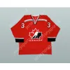 Anpassad RDE 33 Patrick Roy Team Canada Hockey Jersey New Top Stitched S-M-L-XL-XXL-3XL-4XL-5XL-6XL