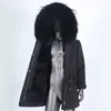 Damen Daunenparka Herren Wasserdichter Parka Echtpelzmantel Winterjacke Naturfutter Dick Warm Abnehmbare Oberbekleidung Streetwear 231120