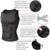 Taille Tummy Shaper Hommes Taille Formateur Sauna Gilet Fitness Corset Abdomen Minceur Corps Shaper Ventre Réduisant Shapewear Brûler Graisse Chemise Tondeuse Ceinture 231120