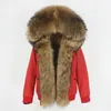 Women s Down Parkas 2023 Bomber Waterproof Parka Winter Jacket Women Natural Real Raccoon Fur Hood Coat Detachable Thick Warm Outerwear 231120