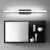 Lâmpada de parede 40cm 50cm LED Mirror Mirror Light Indoor Home El Decors acrílico Super Bright Long Strips Luzes