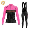 Cykeltröja sätter Raudax Autumn and Winter Thermal Fleece Women's Long Sleeve Suit Kläd Mountain Bike Warm Road Sportwear Jacket 231118