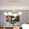 Restauracja Chandeliers LED żyrandol spersonalizowany ptak czarny złoty dekoracja domu prosta i modna barowa galeria sypialni galeria lighti