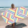 Handduk Mikrofiber Snabbtorkning Digital Printing Heat Transfer Printed Beach Bath Sheets Weave