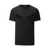 Men's T-Shirts 2023 Summer Short Sleeve T-Shirt Rivets Little Monster Funny Eyes Print High Quality Cotton Men Cool Hip Hop Tops