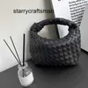 Top Botteg Venet Bag Jodie Tote Bag Mini Teen Intrecciato Designer Damen Woven Cloud Handtasche Unterarmleder Horn geknotet