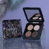 Eye Shadow Kaleidos Smoked Lace 4 Color Eyeshadow Palette Black Jasmine Cold Brown mångsidig Earth Tone Pearlescent Matte Eyeshadow Palette 231120