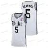 NCAA Duke Blue Devils 2021-22 Maillot de basket-ball limité Kyrie Irving Jayson Tatum Trevor Keels Grant Hill Jeremy Roach AJ Griffin Mark Willi