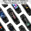 AMOLED Smart Watch Band Band Женщины сердечно -созорные расстояния.