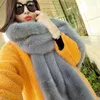 Scarves Double 11 Shawls And Wraps Designer Scarf Women Luxury 2023 Scarfs For Ladies Winter Faux Fur Warm Sale Items