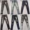 jeans violets jeans de créateurs hommes pantalons denim larmes Jean hommes pantalons noirs qualité haut de gamme droit streetwear pantalons de survêtement décontractés jeans skinny pour hommes pantalons unisexes 40