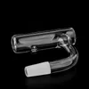 Smoke Full Weld Beveled Edge Cuarzo Finger Banger Clavos con agujeros laterales Suitfor Glass Bongs