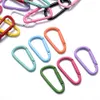 5 PCSCARABINERS BUTUNS CLICAN CARABINER D-RIGIN CAMPING HAK HOAK Outdoor Sports Multi Colours Aluminium Bezpieczeństwo Klucz DIY Blak klęcznik P230420