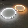 Deckenleuchten, moderne, oberflächenmontierte LED-Ring-Deckenleuchten, Wohnzimmer, Schlafzimmer, Dekoration, Küche, Kronleuchter, Leuchten, schwarze Lampe, dimmbar, Q231120