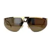 Luxus-Designer-Evidence-Futura-Masken-Sonnenbrille Z1906, klassische Vintage-Metallspiegelbrille für Herren, Avantgarde-Brille im trendigen Stil, Anti-Ultraviolett, mit Etui