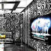 Wallpapers Ktv Carve Striped Wallpaper Flash Hall Barbecue Shop Decoration Internet Cafe 3D Personality Creative Background