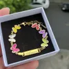 Charm Bracelets DUOYING Customized Famous Brand Bracelet Butterfly Chain Personalized Enamel Colorful Childrens Jewelry Gift 231120