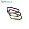 5 PCSCarabiners Rayseeda 5pcs Multicolor Climbing Carabiners Mini D Shape 5# Mountaineering Carabiner Aluminium Alloy Camping Hook Clip Keychain P230420