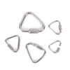 5 PCSCarabiners Triangle Mousqueton En Acier Inoxydable Porte-clés Snap Clip Crochet Boucle Vis Serrure 2022 Les Plus Populaires Cadeaux De Nouvel An P230420