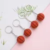 Keychains 10pcs Fashion Sports Keychain Car Key Chain Ring Football Basketball Pendant Keyring For Favorite Sportsman's Gift