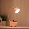 Luci notturne Lampada da tavolo 3 modalità Illuminazione Luminosità regolabile USB ricaricabile Pet LED Dimmerabile Regalo leggero per bambini