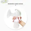 Breastpumps Anly Kiss Silicone Manual Breast Pump Suction Milk Pump With Baby Feeding Pipple Milk Bottle Sucking Postpartum Supplies Q231120