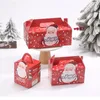 Cadeauverpakking 1025 STUKS Kerst Cupcake Verpakkingsdoos Muffin Taart Afhaalmaaltijden Draagbaar Papieren Pakket Dessert Groothandel Gebak Feestdagen 231120