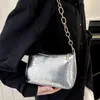 Evening Bags Pu Leather Women's Chain Shoulder Bag Crocodile Pattern Female Small Clutch Purse Handbags Fashion Patent Underarm