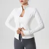 Chemises actives veste de sport col debout vêtements de Yoga haut femme vêtements de sport pour les femmes Naqiyayabei