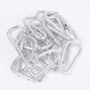 5 PCSCARABINERS 10 PCS Mini Carabiner Spring Clip aluminium D Kształt Kluczowy klamra klamra do kempingu na zewnątrz butelka z plecakiem Codzienne użycie P230420